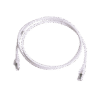 Patch Cord Z-MAX Cat6A S/FTP, CM/LS0H, 5ft, Color Blanco, Versión Bulk (Sin Empaque Individual)