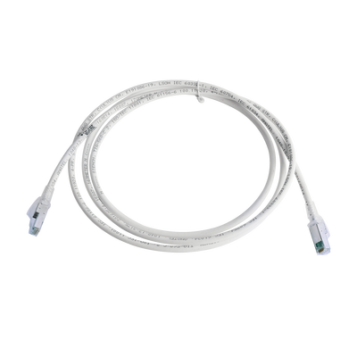 Patch Cord Z-MAX Cat6A S/FTP, CM/LS0H, 7ft, Color Blanco Patch Cord Z-MAX Cat6A S/FTP, CM/LS0H, 7ft, Color Blanco