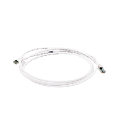 Patch Cord Z-MAX Cat6A S/FTP, CM/LS0H, 7ft, Color Blanco, Versión Bulk (Sin Empaque Individual) Patch Cord Z-MAX Cat6A S/FTP, CM/LS0H, 7ft, Color Blanco, Versión Bulk (Sin Empaque Individual)