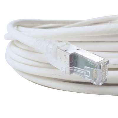 Patch Cord Z-MAX Cat6A S/FTP, CM/LS0H, 50ft, Color Blanco Patch Cord Z-MAX Cat6A S/FTP, CM/LS0H, 50ft, Color Blanco