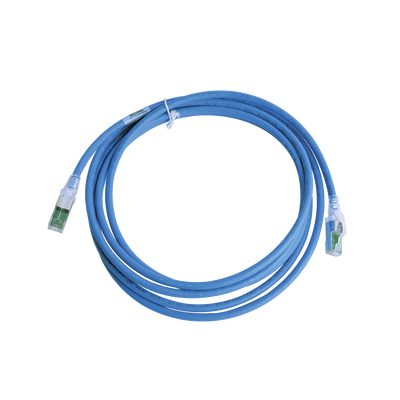 Patch Cord Z-MAX Cat6A S/FTP, CM/LS0H, 50ft, Color Azul Patch Cord Z-MAX Cat6A S/FTP, CM/LS0H, 50ft, Color Azul