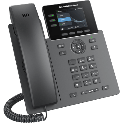 Teléfono IP Grado Operador / 3 Líneas / 12 Botones Virtuales Multiuso / Pantalla LCD 2.8 Pulgadas / Puertos Gigabit con PoE / Audio HD / Compatible con GDMS Teléfono IP Grado Operador / 3 Líneas / 12 Botones Virtuales Multiuso / Pantalla LCD 2.8 Pulgadas / Puertos Gigabit con PoE / Audio HD / Compatible con GDMS