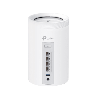 KIT 2 Routers Inalámbrico MESH Interior para Hogar / Triple Banda Wi-Fi 7 BE9300 Mbps / 2 Puerto 2.5 Gigabit WAN/LAN / 4 Antenas Internas / Operación Multi-Link MLO / Administración Mediante la App Deco (iOS, Android) / HomeShield