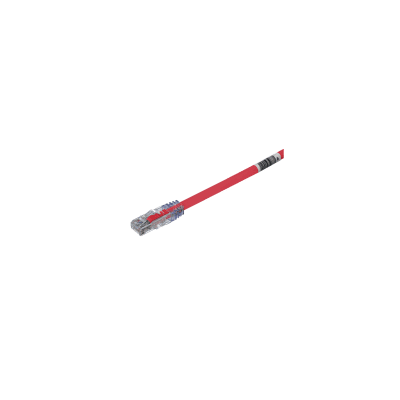Cable de Parcheo UTP, Cat6A, 24 AWG, CM, Color Rojo, 10ft