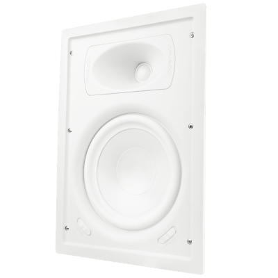 Speaker In-Wall TruAudio Ghost Series | 2 Way | Woofer 8in Polipropileno Blanco | Tweeter 1in | Potencia 5-125 W | Impedancia 8Ω | Rango de Frecuencia 40-20kHz | Sensibilidad 90dB