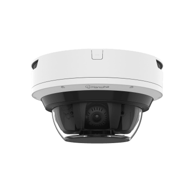 Camara Multi sensor 8MP x 4 CH con Inteligencia Artificial / Lente Motorizado de 3.3 a 5.7mm / WDR 120dB / Protección IP66 / IK10 / NEMA4X