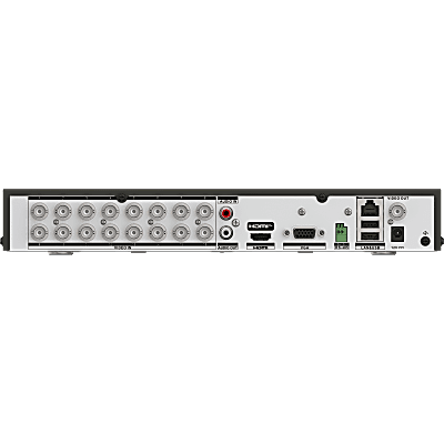 DVR 16 Canales TURBOHD + 16 Canales IP / 8 Megapixel (4K) / Audio Bidireccional / ACUSENSE / Reconocimiento Facial / 2 Bahías de Disco Duro / Salida de Video en 4K / H.265+