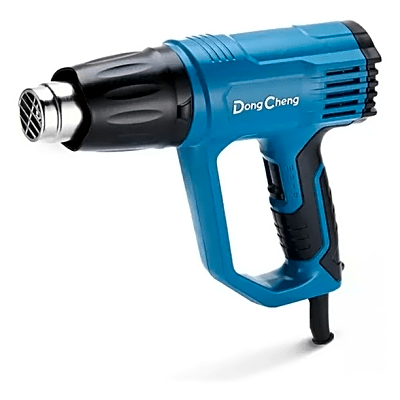 Pistola de Calor de 1600W,con 3 niveles de Temperatura variable, Incluye 2 Boquillas