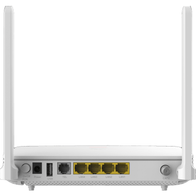 ONT GPON OptiXstar WiFi6 con 4 puertos GE + 1 POTS + 1 CATV, conector SC/APC