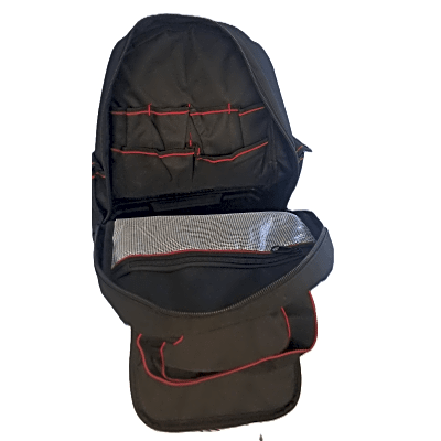 Mochila para Herramienta de 41x17.5x33 cm con 15 bolsillos.