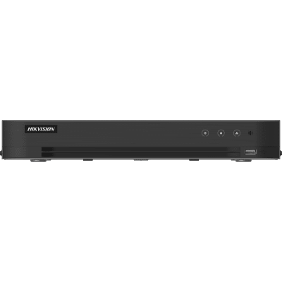 DVR 16 Canales TURBOHD + 16 Canales IP / 8 Megapixel (4K) / Audio Bidireccional / ACUSENSE / Reconocimiento Facial / 2 Bahías de Disco Duro / Salida de Video en 4K / H.265+