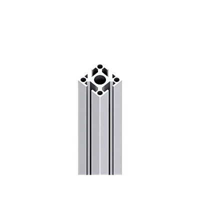 Accesorio_ Riel de Aluminio con longitud de 2380mm| Compatible con estructura para Videowall | Diseño Modular | Incluye Tapas de Riel