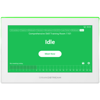 Estación de Intercomunicación SIP con Wi-Fi 6, Bluetooth y Control Total para Agendamiento de Salas y Edificios Inteligentes (Color Blanco) Estación de Intercomunicación SIP con Wi-Fi 6, Bluetooth y Control Total para Agendamiento de Salas y Edificios Inteligentes (Color Blanco)
