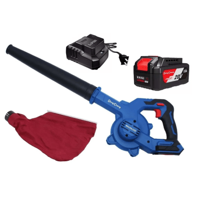 Sopladora Inalámbrica de 20V, Incluye batería de 4.0Ah y bolsa Guarda Polvo Sopladora Inalámbrica de 20V, Incluye batería de 4.0Ah y bolsa Guarda Polvo