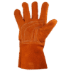 Guantes de Carnaza Largo/ Refuerzo en Palma / Resistente a Abrasión y Temperaturas Moderadas.