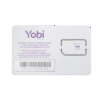 SIM Yobi para dispositivos móviles 3G/4G con recarga de 5GB cada mes durante 1 año de servicio (solo datos)