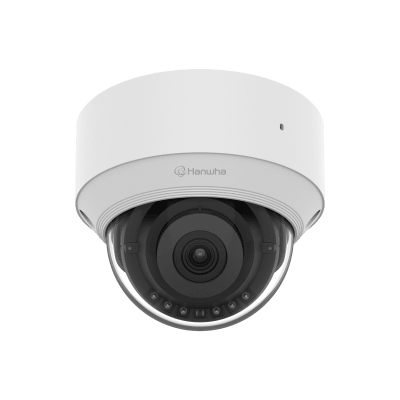Cámara IP Tipo domo Interior 5 Megapíxel / Lente fijo 3mm / IR 25M / WDR 120db / H.265 & WiseStream / Inteligencia Artificial Deteccion de Personas y vehiculos