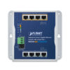 Switch Industrial No Administrable, Múltiple Montaje (Pared, Riel DIN y Magnético), 8 Puertos Gigabit con 4 puertos PoE 802.3at, Hasta 120 W.