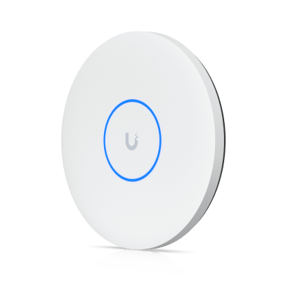 Punto de Acceso UniFi WiFi 7 Tri-banda 2.4/5/6 GHz / MU-MIMO 2x2 en cada banda / 1 puerto RJ45 10 GbE/ hasta 300 dispositivos / Montaje en Techo y Pared / PoE+