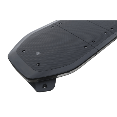 Barra de luces LED de 48", 216 LED, Dual Color, Programable, Rojo/Azul/Ámbar/Claro, Ideal para Equipar Unidades de Seguridad Publica con Domos Negros