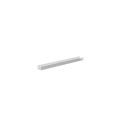 Charola Wire Basket de 12 in (304 mm) de Ancho, 6 in (152 mm) de Alto, 3 m de Largo, Hasta 626 Cables Cat6, Color Negro