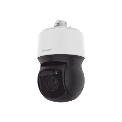 Cámara PTZ IP antivandálica 6MP / 30x Zoom Óptico / IR 200m / Exterior IP66 / NEMA4X / Auto tracking basado en IA / H.265 & WiseStream / Wiper incluido