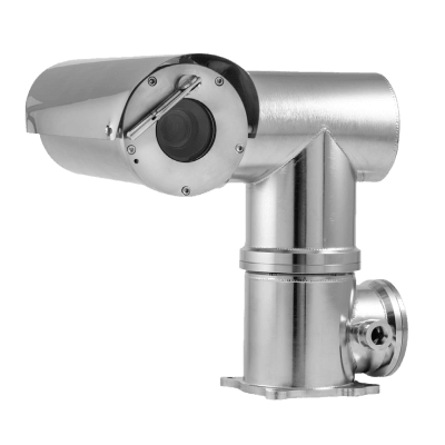 Camara IP antiexplosion tipo punta de poste 2MP / 32X / IP67 / acero inoxidable / Conexión RJ45 / Certificacion cLCus C1 / D1 Camara IP antiexplosion tipo punta de poste 2MP / 32X / IP67 / acero inoxidable / Conexión RJ45 / Certificacion cLCus C1 / D1