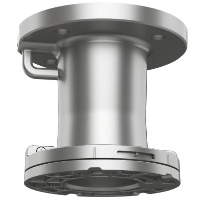 Montaje de Techo Tipo Tubo de 10 cm de Largo para Domos PTZ Montaje de Techo Tipo Tubo de 10 cm de Largo para Domos PTZ