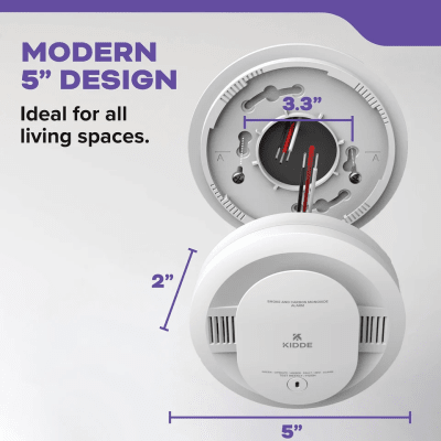 Detector de Humo Compacto Fotoeléctrico Autónomo | Batería AA Reemplazable | Modelo 21031529 | Pieza Detector de Humo Compacto Fotoeléctrico Autónomo | Batería AA Reemplazable | Modelo 21031529 | Pieza
