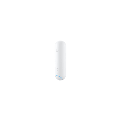 Sensor UniFi Sense para UniFi Protect / Opera con batería / Detecta luz, temperatura, humedad, sonido de alarma, alineación de imán / Montaje en pared / Hasta 1 año de batería