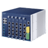 Switch Modular Industrial Capa 3 / 5 Slots / 4 Puertos Gigabit RJ45 / 4 Puertos SFP+ 10G / Rango de Temperatura -40~75°C / Entrada de Potencia Redundante 12-48V / Soporte IPv6/IPv4 Switch Modular Industrial Capa 3 / 5 Slots / 4 Puertos Gigabit RJ45 / 4 Puertos SFP+ 10G / Rango de Temperatura -40~75°C / Entrada de Potencia Redundante 12-48V / Soporte IPv6/IPv4