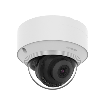 Cámara IP Tipo domo Antivandálica 5 Megapíxel / Lente fijo 3mm / IR 25M / WDR 120db / IP66 / H.265 & WiseStream / Inteligencia Artificial Deteccion de Personas y vehiculos