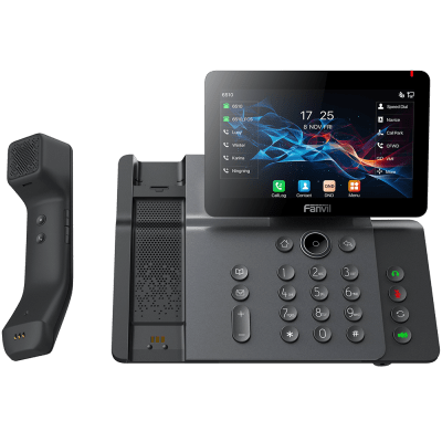 Videotelefono IP Wi-Fi, handset Inalámbrico, 20 Líneas SIP, Puertos Gigabit, PoE con Puerto USB, Bluetooth.