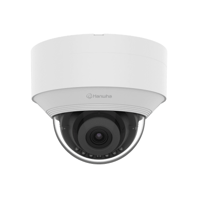Cámara IP Tipo domo Antivandálica 5 Megapíxel / Lente fijo 4mm / IR 30M / WDR 120db / IP66 / H.265 & WiseStream / Inteligencia Artificial Deteccion de Personas y vehiculos