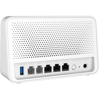 Router Wi-Fi 6 AX3000 / Banda Dual 2.4G y 5G / 2 Puertos FXS / MU-MIMO 2x2:2 y 3x3:2 / Tecnología XTRA Range / Hasta 3 Gbps / Soporte VPN / Redes Mesh / Control Parental / Firewall Avanzado