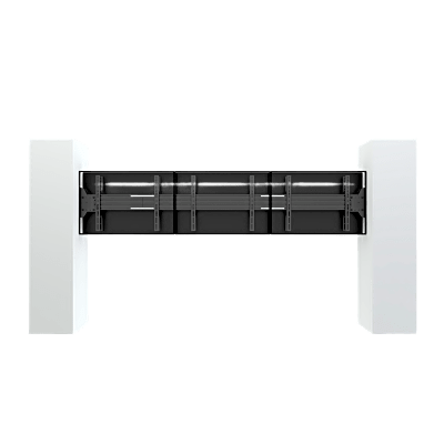 Accesorio_ Placa para Montaje doble de Pantallas Para Exhibicion de Pared a Pared| Dimensiones 225.2 mm x 126.2 mm x 95 mm
