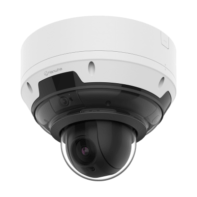 Cámara AI 5MP 3CH Fija + 4MP 18x PTZ / Detección de Objetos (Persona/Vehículo/Matrícula) / IVA / IR 15 mts / Auto Calibración / Secure Element FIPS 140-3 Level3 / IP66 / PoE++