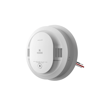 Detector de Humo Compacto Fotoelectrico Autonomo | 120 V y Respaldo Batería Reemplazable AA | Modelo 21031482 | Paquete de 6