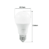 Foco Smart Dimeable / 10W / RGB y Blanco / Base E27 / IP20 / Con Control desde Aplicación Móvil