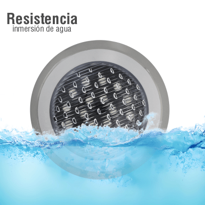 Luminario Sumergible /Luz Blanca 6500 K / 18W / 2340 lm / IP68 / Ø290mm x 62mm / No Dimeable / Uso Exterior. Luminario Sumergible /Luz Blanca 6500 K / 18W / 2340 lm / IP68 / Ø290mm x 62mm / No Dimeable / Uso Exterior.