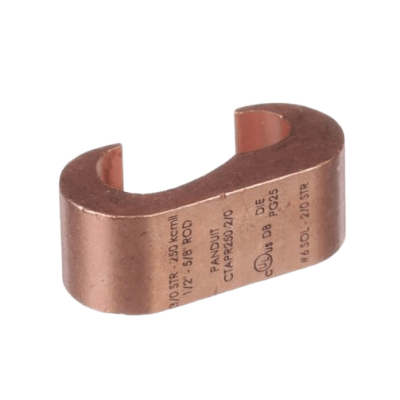 Conector de compresión a tierra de cobre Panduit CTAPR2/0-2-L, 1Pz