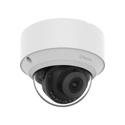 Cámara IP Tipo domo Antivandálica 5 Megapíxel / Lente fijo 4mm / IR 30M / WDR 120db / IP66 / H.265 & WiseStream / Inteligencia Artificial Deteccion de Personas y vehiculos