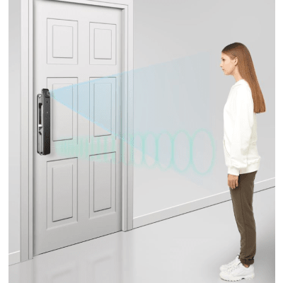 Cerradura inteligente inalambrica Wifi, IP52, App gratis, Compatibilidad con Pantallas Akubela