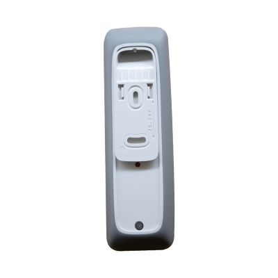 Control remoto 1 canal para motores de persiana Somfy con señal inalámbrica, instrucciones: sube, baja y detener, con posición favorita programada.