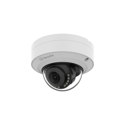 Cámara IP Tipo domo Antivandálica 8 Megapíxel / Lente fijo 3 mm / IR 20M / WDR 120db / IP66 / H.265 & WiseStream / Inteligencia Artificial Deteccion de Personas y vehiculos