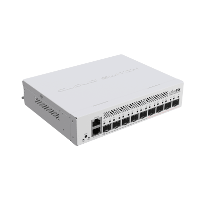 Cloud Router Switch con 1 puerto GbE/ 5 Puertos SFP/ 4 puertos SFP+ Ideal para Enlaces de Alto Rendimiento Cloud Router Switch con 1 puerto GbE/ 5 Puertos SFP/ 4 puertos SFP+ Ideal para Enlaces de Alto Rendimiento