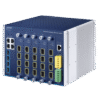 Switch Modular Industrial Capa 3 / 5 Slots / 4 Puertos Gigabit RJ45 / 4 Puertos SFP+ 10G / Rango de Temperatura -40~75°C / Entrada de Potencia Redundante 12-48V / Soporte IPv6/IPv4 Switch Modular Industrial Capa 3 / 5 Slots / 4 Puertos Gigabit RJ45 / 4 Puertos SFP+ 10G / Rango de Temperatura -40~75°C / Entrada de Potencia Redundante 12-48V / Soporte IPv6/IPv4