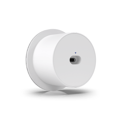 UniFi Protect AI Theta Audio, Bocina con Micrófono y Altavoz Integrados, Audio Bidireccional, Soporte para Techo y Pared, Aleación de Aluminio y Policarbonato, USB Tipo C