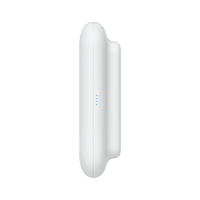 Access Point UniFi WiFi U7 Outdoor WiFi 7 802.11be doble banda, MU-MIMO 2x2 en cada banda, Puerto 2.5G, antena sectorial integrada 90° en 2.4 y 45° en 5 GHz, conectores para antenas omnidireccionales (incluidas), No incluye inyector POE