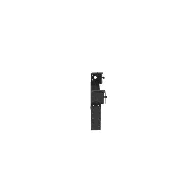 Rack de Distribución Aéreo de 2 Postes PanZone®, Rieles Roscados #12-24, de 4 UR, Color Negro